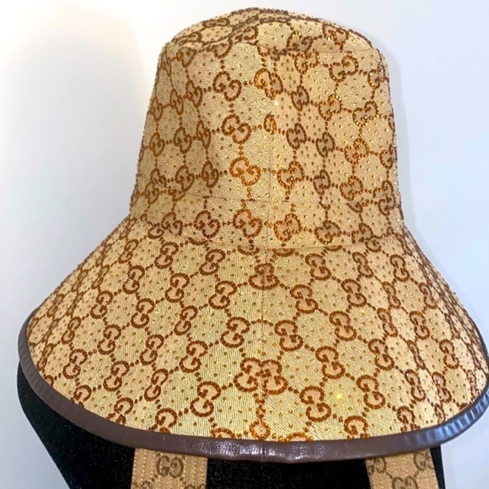 Gucci Hat super exclusive & Limited Edition Bucket Hat with Crystals NWT